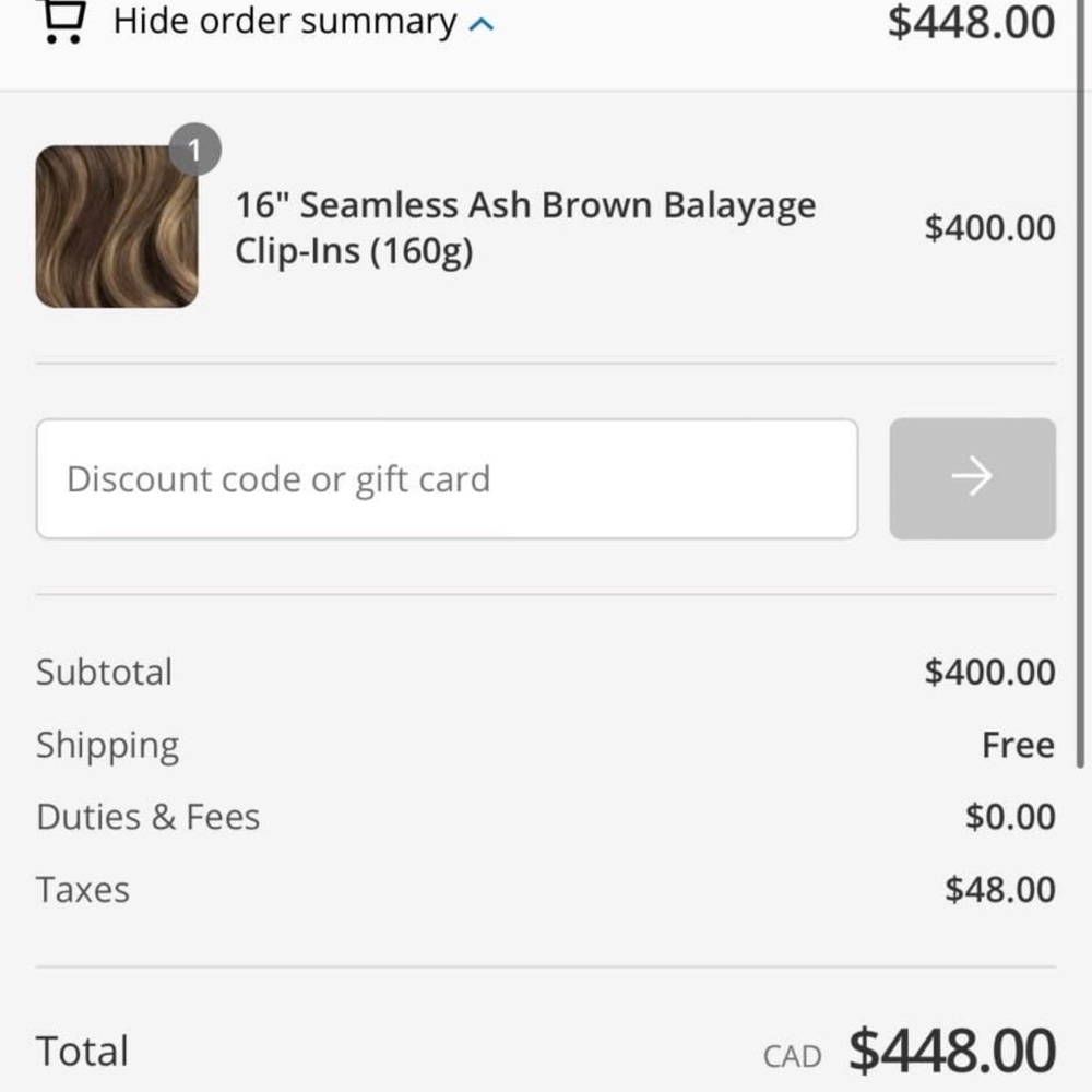Luxy 16" Seamless Ash Brown Balayage Clip-In Extensions (160g)
